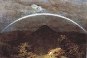 Caspar David Friedrich Mountain Landscape with Rainbow (mk10) oil painting artist